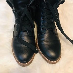 TommyHilfiger combat boots.